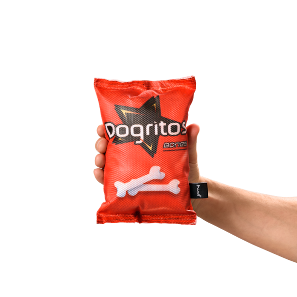 MIMO Juguete Chips Collection Squeaker, con Sonido de Bolsas de Papas Tostadas Dogritos,Lazy, Mutzz