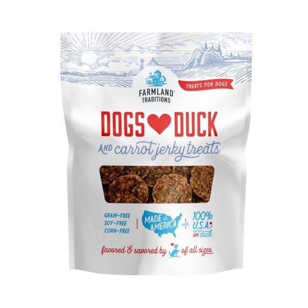 Dogs Love - Duck & Carrots Jerky Treats 141g
