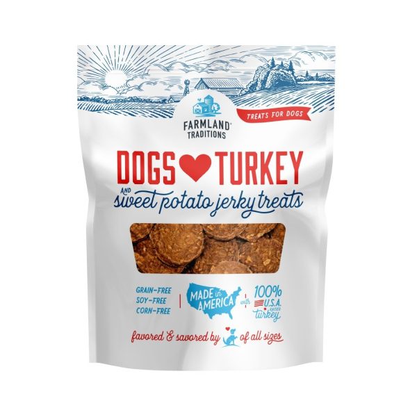 Dogs Love - Turkey & Potato Jerky Treats 170g