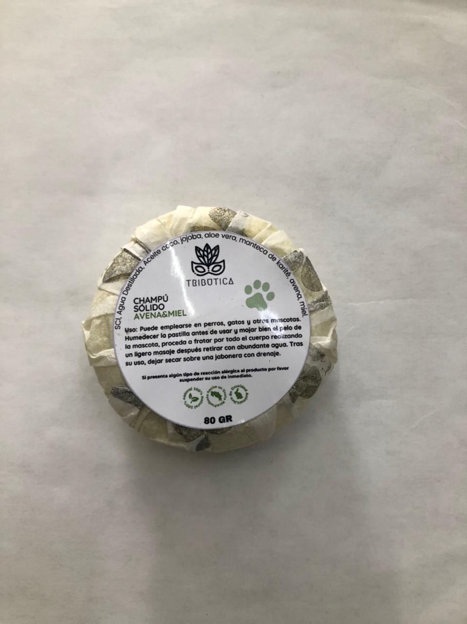 Jabón para mascotas 80gr