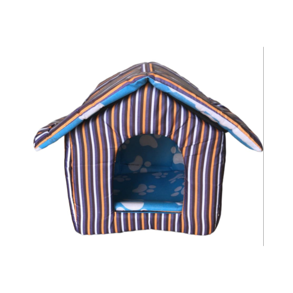 Casa Cama de Rayas para Gatos Kitten y Adultos
