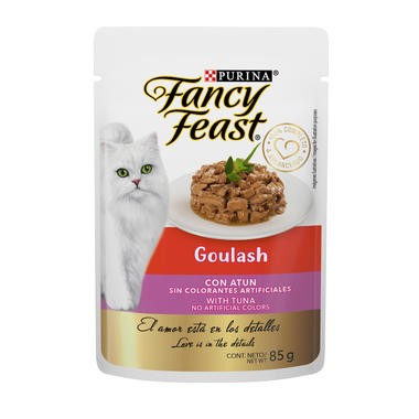 Fancy Feast pouch Goulash Atún para gatos 85g