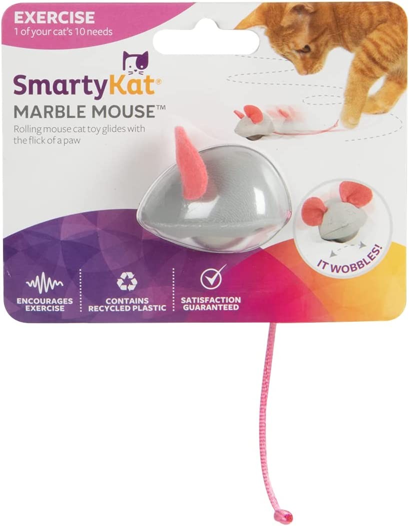 SmartyKat Ratón de Juguete rodante para gato.
