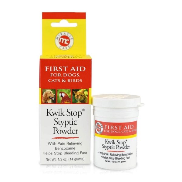 Hemostático Kwik Stop Miracle Care Astringente el polvo