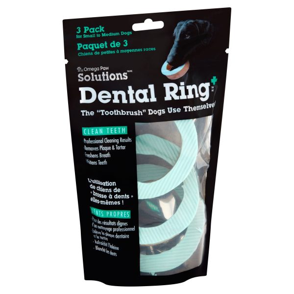 Anillo dental Omega Paw de Queso 3 unidades