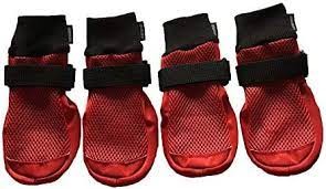 LONSUNEER Botas de perro transpirables talla L