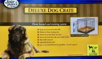 Jaula Crate Deluxe 1 Door Crate % With Divider 48"x30"x33" %