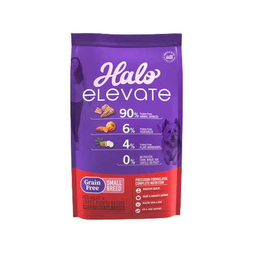 Halo Elevate Dog Grain Free Small Breed Red Meat Recipe