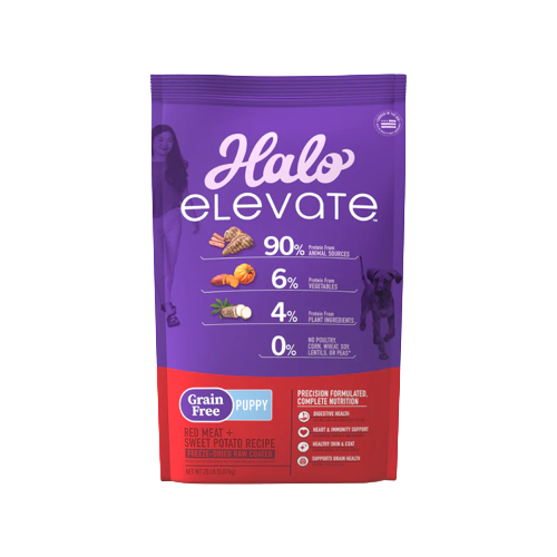 Halo Elevate Dog Grain Free Puppy Red Meat Recipe
