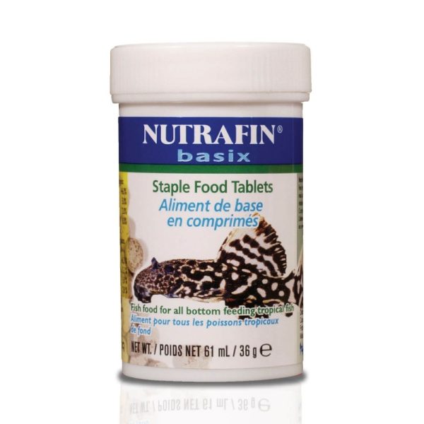 Nutrafin Basix - Alimento en hojuelas para Peces Tropicales de Fondo 39gr