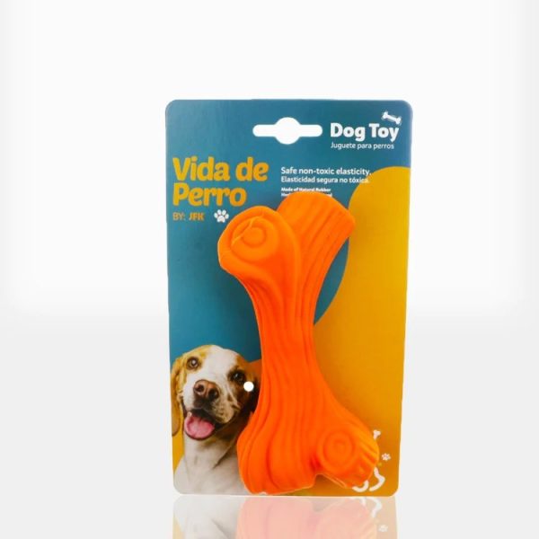 Vida de Perro - Juguete para Perros de Caucho Natural 15*7.5 cm Forma Tronco