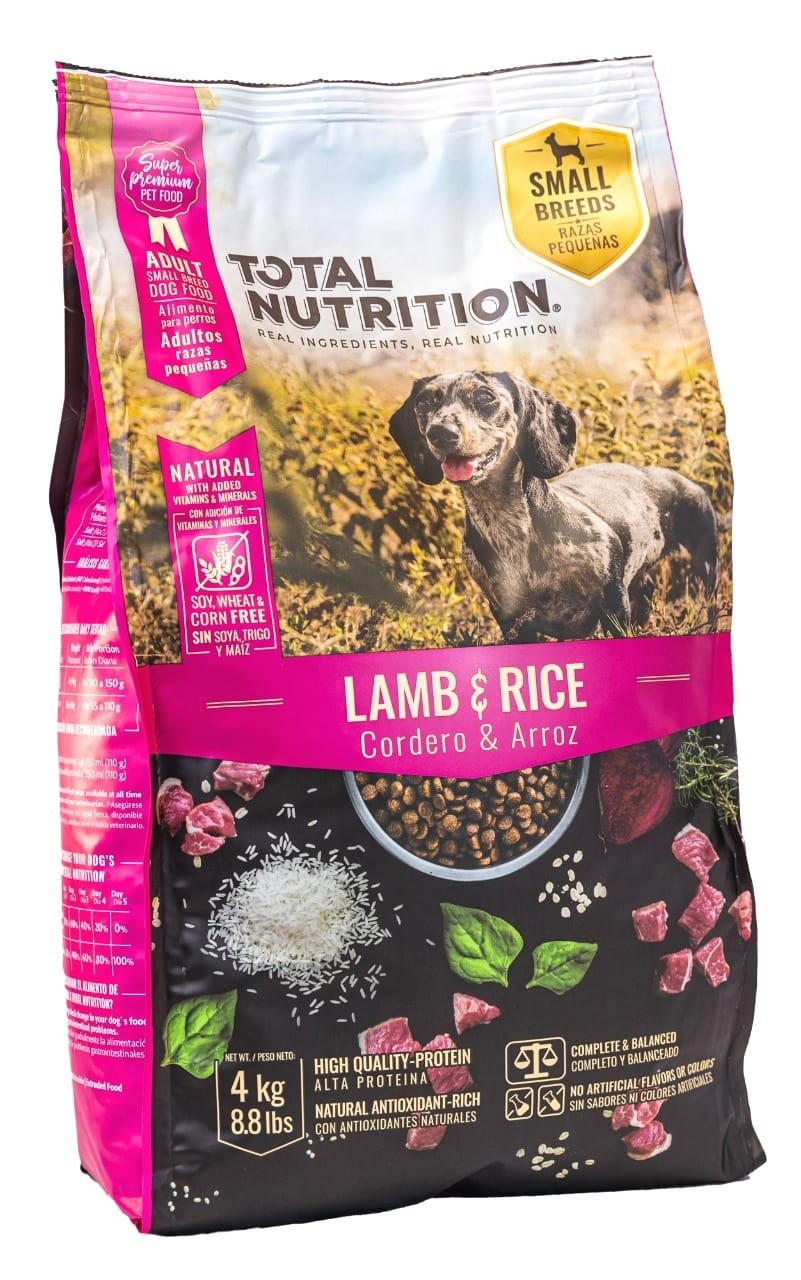 Total Nutrition Adulto razas pequeñas-cordero y arroz
