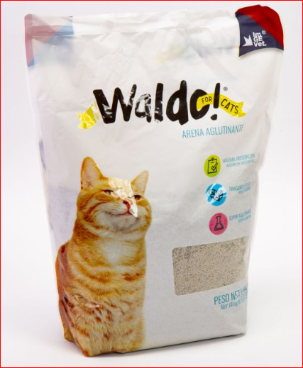 Arena Para Gato Waldo Aglutinante 4 Kg