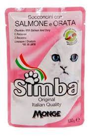 Pouch Simba para gatos Salmón