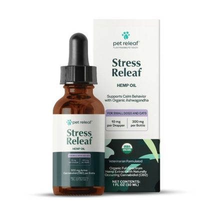 PET RELEAF - STRESS RELEAF HEMP OIL ORGANIC CBD 300
