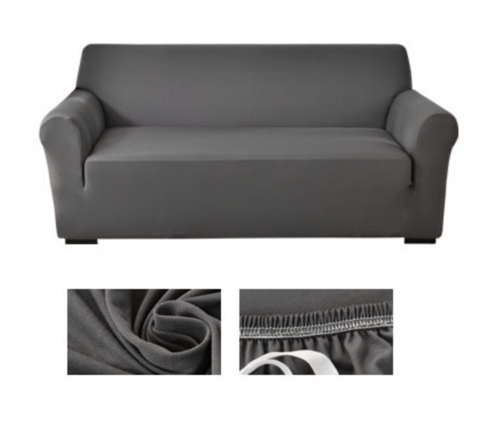 Protector de sofá elástico para 3 cuerpos-gris