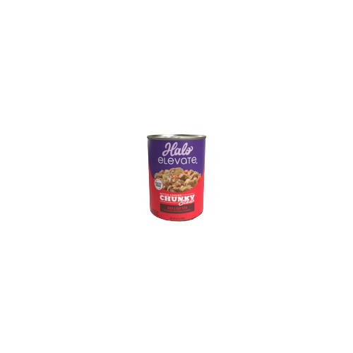 Halo Elevate - Lata CHUNCKY STEW- Pato, carne ,Zanahorias, Papas Blancas y Arroz Integral 361Gr