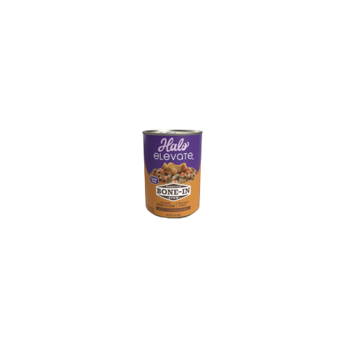 Halo Elevate- Lata BONE IN- Pollo , Zanahorias y Espinacas 361Gr