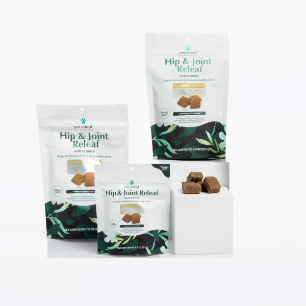 PET RELEAF - HIP AND JOINT RELEAF PB BANANA EDIBITES