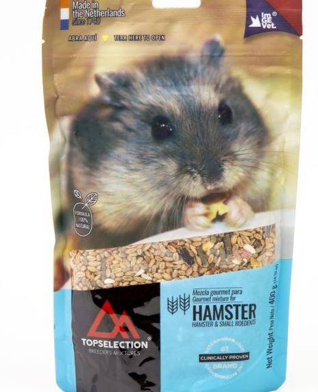 Alimento top selection hámster 400g