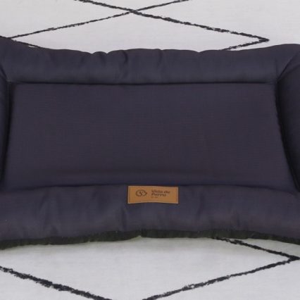 Vida de Perro - Cama para perros medianos, cama rectangular lavable para cachorros, con parte inferior antideslizante