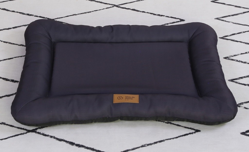 Vida de Perro - Cama para perros medianos, cama rectangular lavable para cachorros, con parte inferior antideslizante