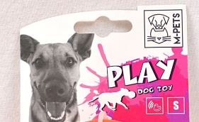 M-Pets - Squeaky ball - bola con sonido S