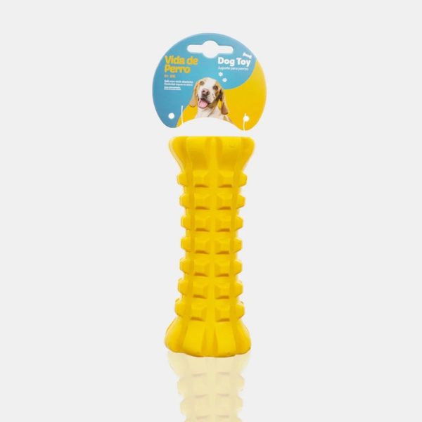 Vida de Perro - Juguete para Perros de Caucho Natural 16X7 Cm, Forma de MANCUERNA