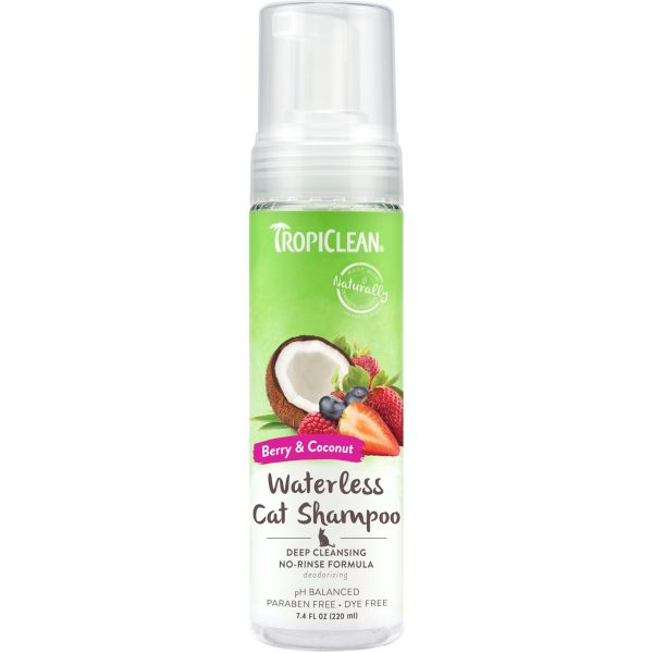 Shampoo en seco frutos rojos para gato TropiClean