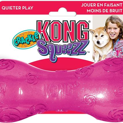 Kong Squeezz Crackle Dumbbell