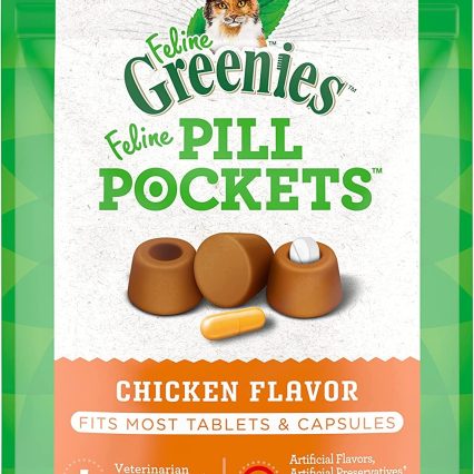 Greenies Pocket Treats para gato sabor Pollo (1.6oz)