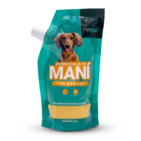 Petguel Mantequilla de Maní con Banano 150gr