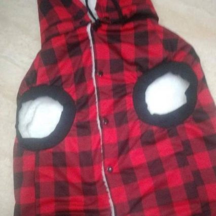 Chaleco con gorro talla 3XL