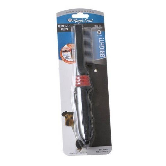 Peine Magic Coat saca pulgas con Luz