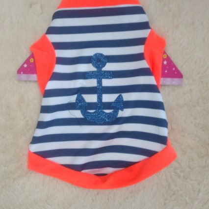 Camiseta con rayas azules talla XS