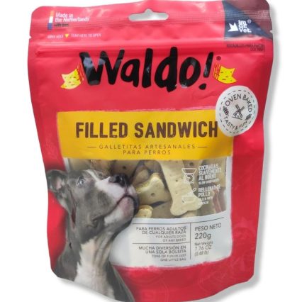 Waldo - Galletas Filled Sandwich 220G