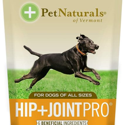 Pet Naturals of Vermont - Hip + Joint Pro, suplemento diario de cadera y articulaciones para perros