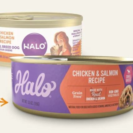 Halo Small Breed - Grain Free Chicken & Salmon Recipe, 5.5 oz