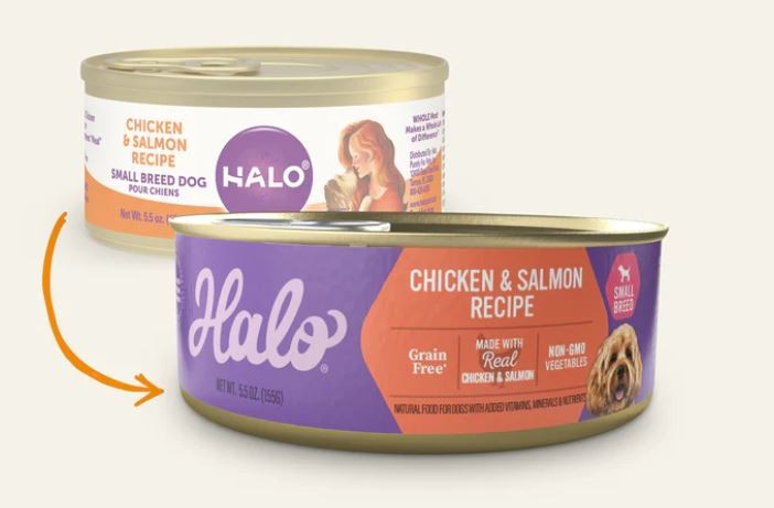Halo Small Breed - Grain Free Chicken & Salmon Recipe, 5.5 oz