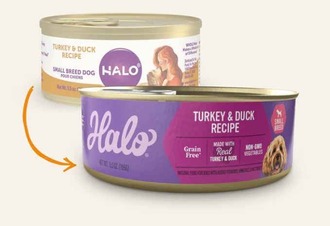 Halo Small Breed - Grain Free Turkey & Duck Recipe, 5.5 oz