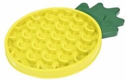 Recipiente De Alimentador Lento Para Perros, Piña, Amarilla