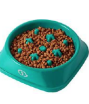 Recipiente De Alimentador Lento Para Perros, Azul turquesa