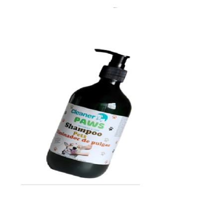 Cleaner Paws Shampoo Pets eliminador de pulgas 500 ml