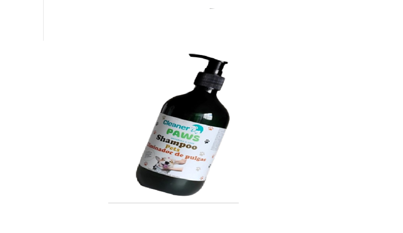 Cleaner Paws Shampoo Pets eliminador de pulgas 500 ml