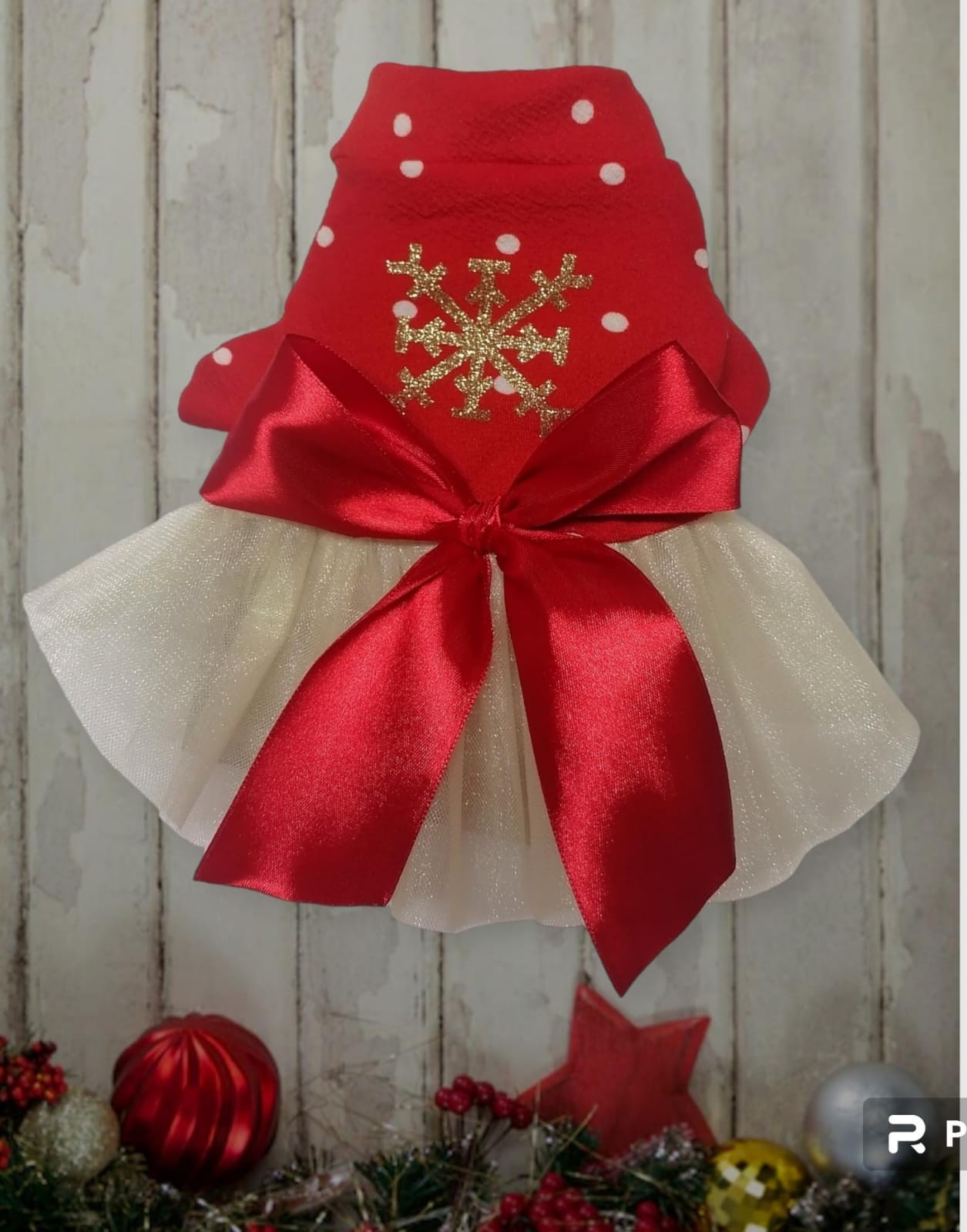 Vestido navideño para mascotas