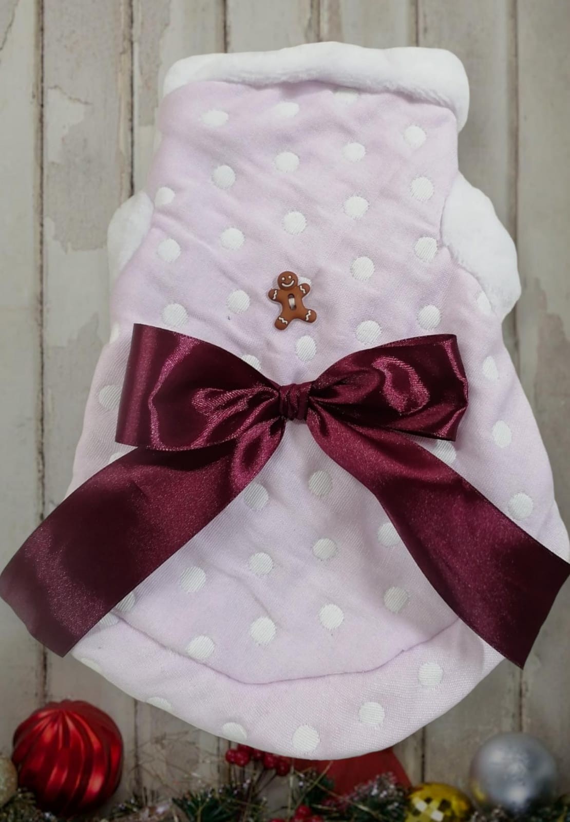Vestido navideño lila
