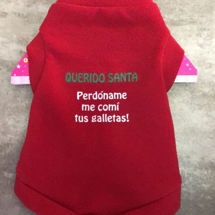 Camiseta Navideña me comí tus galletas talla 6