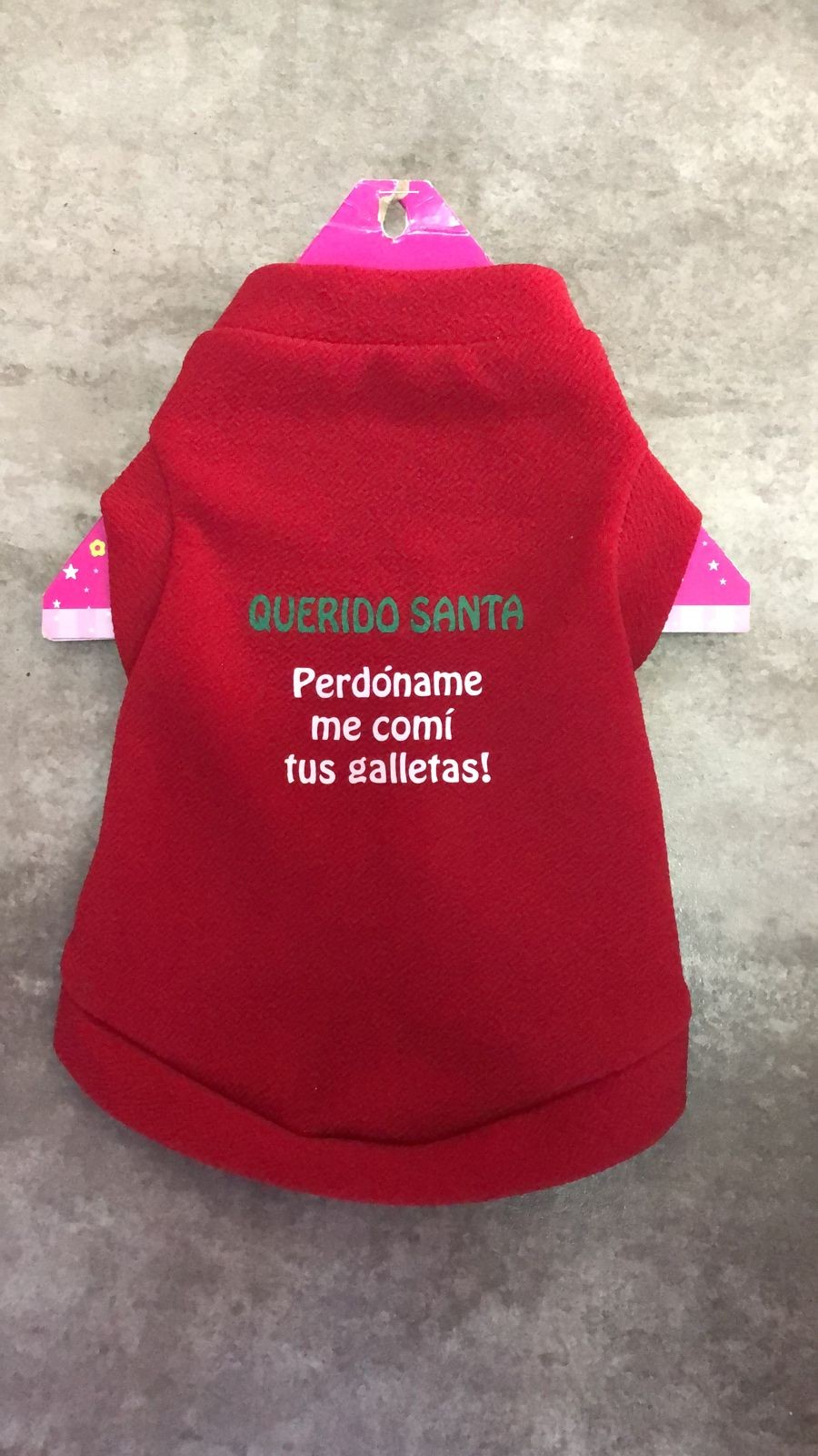 Camiseta Navideña me comí tus galletas talla 6