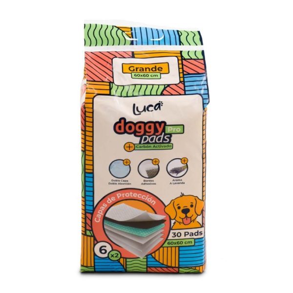 Doggy Pads Pro con Carbon Activado - 30und - Luca