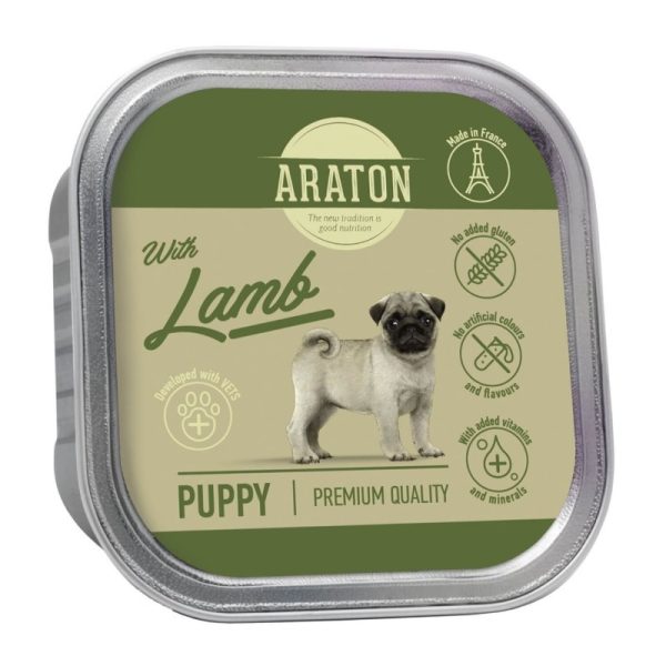 Araton Alimento Húmedo para Cachorro sabor Cordero 150gr
